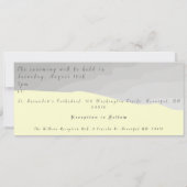 Einladung zur Hochzeit in Silvery Gray und Tile-Sc (Rückseite)