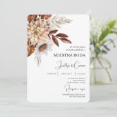 Einladung zur Hochzeit in Spanien (Stehend Vorderseite)