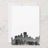 Einladung zur Hochzeit in Urlaubsort Chicago (Rückseite)