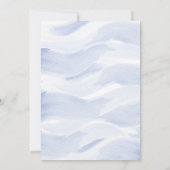 Einladung zur Hochzeit in Urlaubsort - Meereswelle (Rückseite)