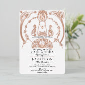 Einladung zur Hochzeit - Jugendstil & Gedicht 12 (Stehend vorne)