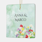 Einladung zur Hochzeit Keramikornament (Links)