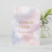 Einladung zur Hochzeit | Konstellationen (Stehend Vorderseite)