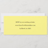 Einladung zur Hochzeit (Konzert Ticket gestylt) (Rückseite)