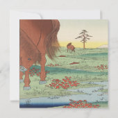 Einladung zur Hochzeit Künstler Hiroshige Utagawa (Rückseite)