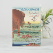 Einladung zur Hochzeit Künstler Hiroshige Utagawa (Stehend Vorderseite)