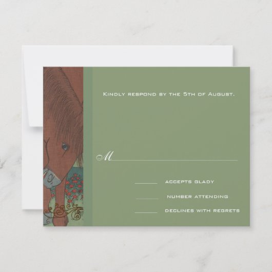 Einladung zur Hochzeit Künstler Hiroshige Utagawa (Vorderseite)