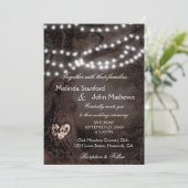 Einladung zur Hochzeit | Leuchtbaum (Stehend Vorderseite)