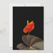 Einladung zur Hochzeit, Lila und schwarz (Rückseite)