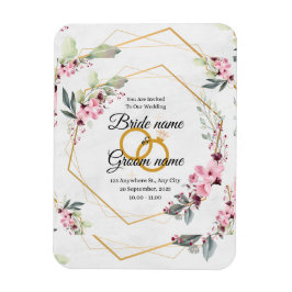 Einladung zur Hochzeit Magnet