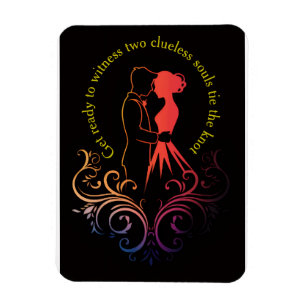 Einladung zur Hochzeit Magnet