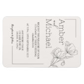 Einladung zur Hochzeit Magnet (Horizontal)