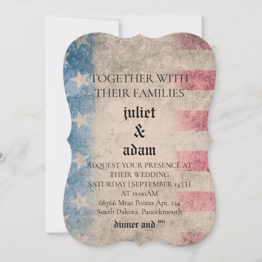 Einladung zur Hochzeit militärischer Uniformen der (Vorderseite)