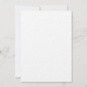 Einladung zur Hochzeit mit 7 Zoll x 5 Zoll (Vorderseite)