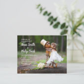 Einladung zur Hochzeit mit Acorn-Elfen in Liebe (Stehend Vorderseite)