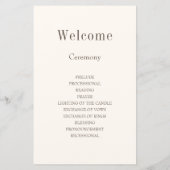 Einladung zur Hochzeit mit elegantem Typografie-Pr (Rückseite)