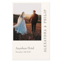 Einladung zur Hochzeit mit elegantem Typografie-Pr