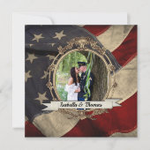 Einladung zur Hochzeit mit Fotografie 2 (Vorderseite)