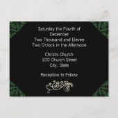 Einladung zur Hochzeit mit Ihrem Foto (Rückseite)