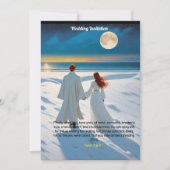 Einladung zur Hochzeit mit Peter 3:8-9 (Vorderseite)