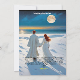 Einladung zur Hochzeit mit Peter 3:8-9