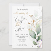 Einladung zur Hochzeit mit QR-Code-UAWG (Vorderseite)