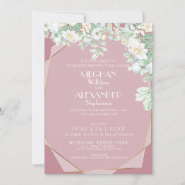 Einladung zur Hochzeit | Moderne geometrische Wild