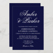 Einladung zur Hochzeit | Namen (Vorne/Hinten)