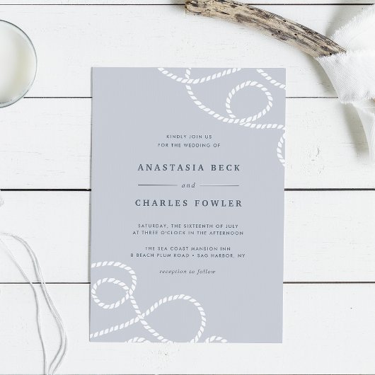 Einladung zur Hochzeit | Nebel