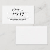 Einladung zur Hochzeit, Online-UAWG (Vorne/Hinten)