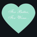 Einladung zur Hochzeit Pearl Aqua Herz-Aufkleber<br><div class="desc">Farbkoordination Pearl Aqua Designer Hochzeit Pearl Aqua und White Umschlag Aufklebers Stickers - Hochzeitskäufer versuchen manchmal herauszufinden: Welche Hochzeitsaufkleber sind für Einladungen beliebt? Diese farblich koordinierten und hervorragenden Custom Wedding Pearl Aqua und White Umschlag Aufkleber gelten als ein hervorragendes Spiel für Hochzeit RSVP Postkarten und andere tun es selbst Hochzeitssaftkästen....</div>