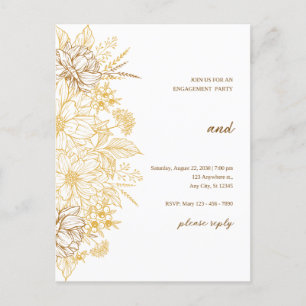 Einladung zur Hochzeit Postkarte