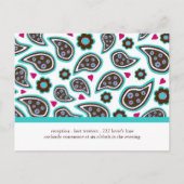 Einladung zur Hochzeit Postkarte | C1 (Rückseite)