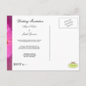 Einladung zur Hochzeit Postkarten (Rückseite)