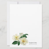 Einladung zur Hochzeit, Rose (Rückseite)