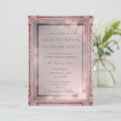 Einladung zur Hochzeit | Rose Blush (Stehend Vorderseite)