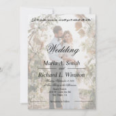 Einladung zur Hochzeit, Save the Date, Empfang (Vorderseite)