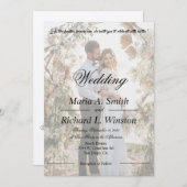 Einladung zur Hochzeit, Save the Date, Empfang (Vorne/Hinten)