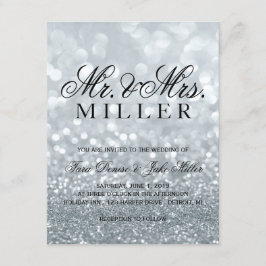 Einladung zur Hochzeit - Silver Glit Fab