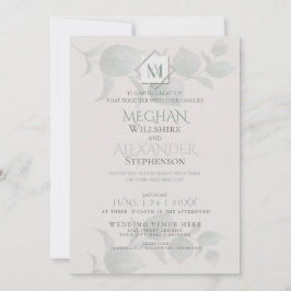 Einladung zur Hochzeit | Silver Sage Eukalyptus