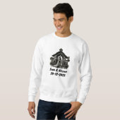 Einladung zur Hochzeit Sweatshirt (Vorne ganz)