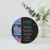 Einladung zur Hochzeit - Taube der Friedensboni -  (Stehend Vorderseite)