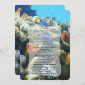 Einladung zur Hochzeit | Unterwasseransicht (Vorne/Hinten)