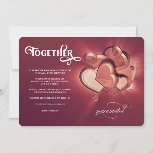 Einladung zur Hochzeit (Version 4) (Vorderseite)