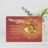 Einladung zur Hochzeit (Version 5) (Stehend Vorderseite)