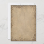 Einladung zur Hochzeit Vintager Alicen im Wunderla (Rückseite)