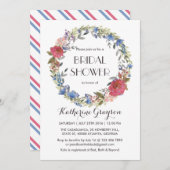 Einladung zur Hochzeit Vintager Blumenkraut (Vorne/Hinten)