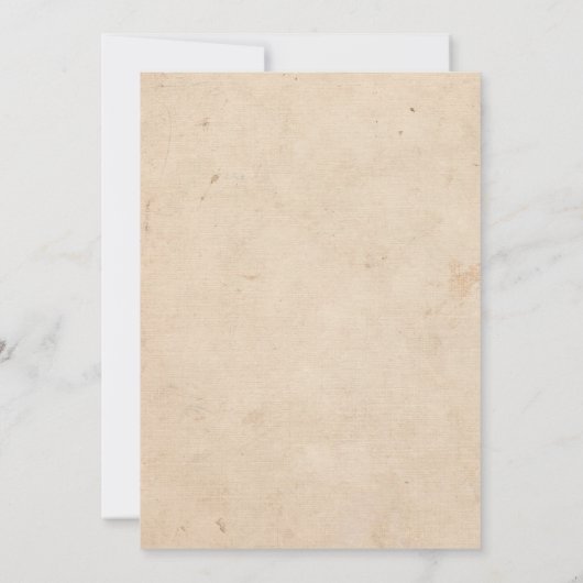 Einladung zur Hochzeit Vintager Lieben (Rückseite)