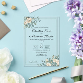 Einladung zur Hochzeit von Akrylen