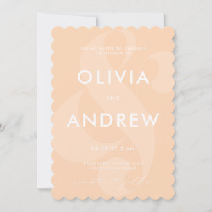 Einladung zur Hochzeit von Ampersand Cream Wüste S